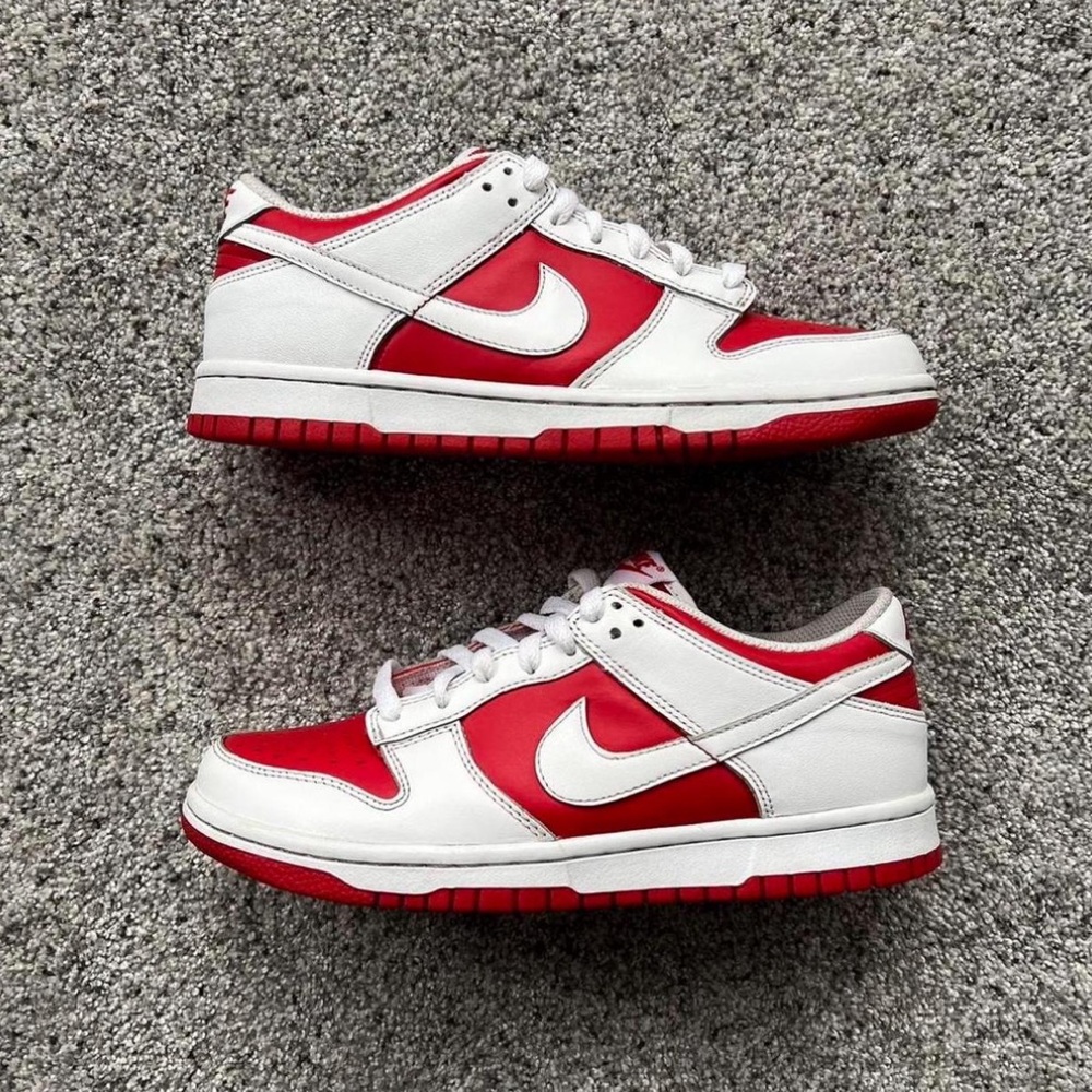 Nike Dunk Low GS 'Championship Red'